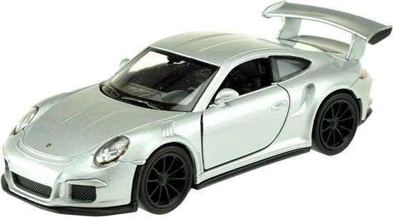 verwijderen Begin Onbekwaamheid Welly Schaalmodel Porsche 911 Gt3 Rs 1:34 Diecast Zilver 11 Cm | bol.com
