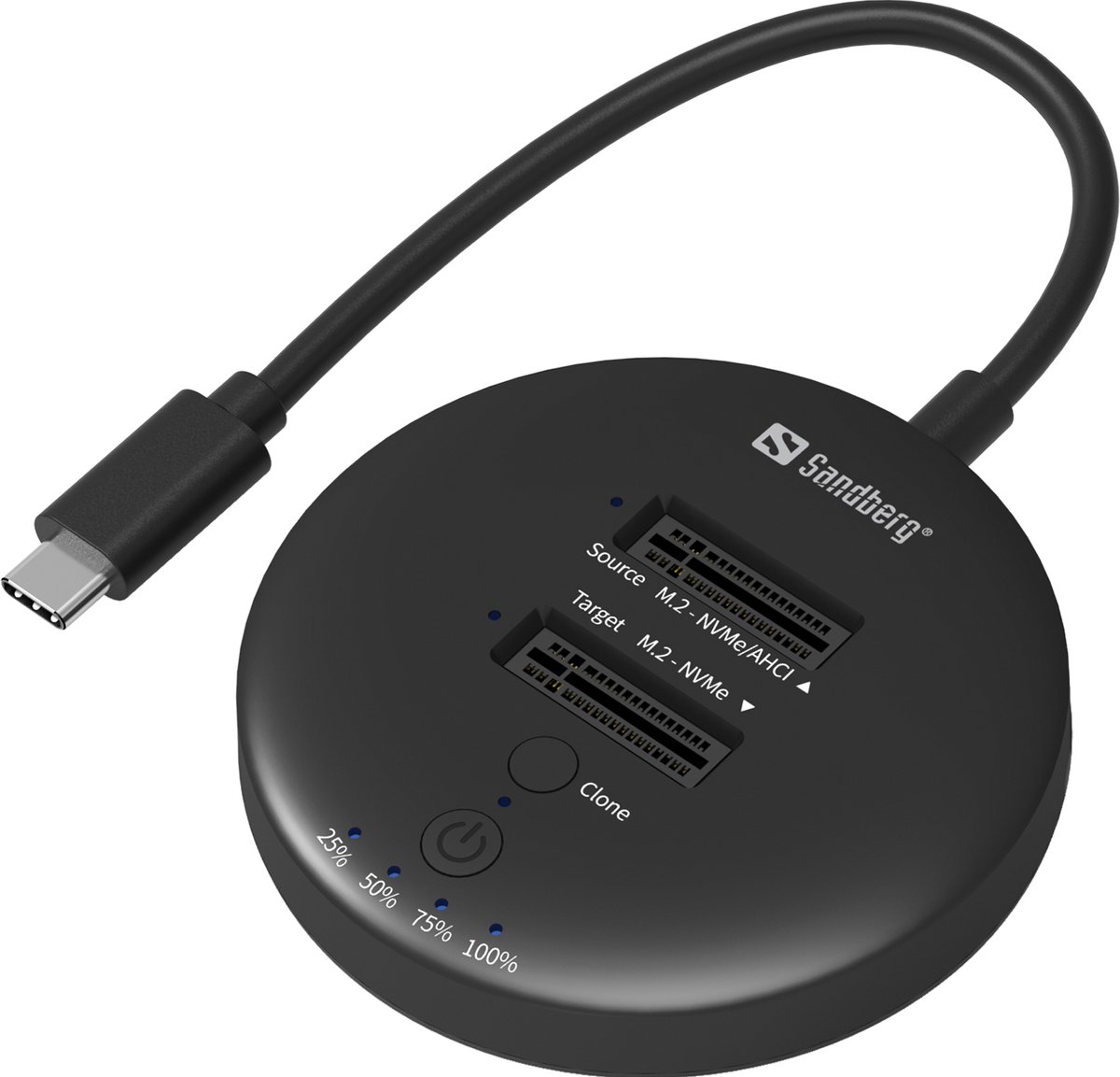 Sandberg USB3.2 Cloner Dock for NVMe M.2 SSD