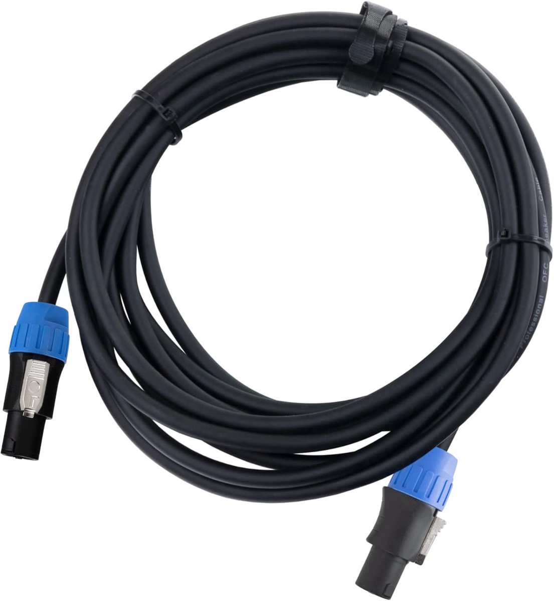 Professionele Luidsprekerkabel 4-polig Speakon Compatibel 5 Meter - Robuuste Zware Kwaliteit