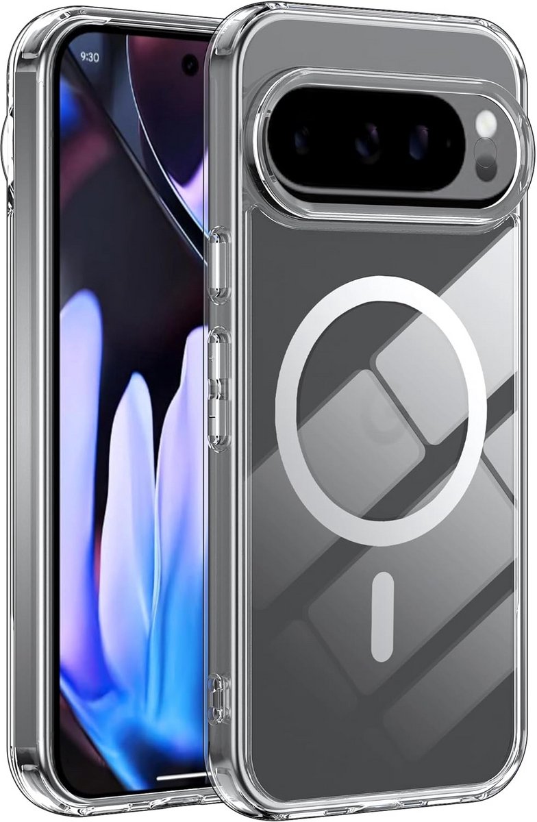 Robuuste telefoonhoes voor Google Pixel 10/10 Pro met MagSafe, militaire valbescherming