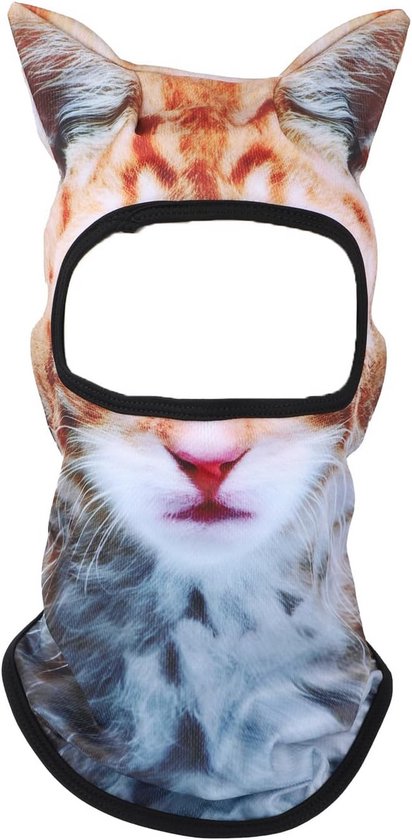 Cagoule 3D Animal Chat Chien Lion - Masque Ski Intégral Avec Oreilles Pour Homme Femme
