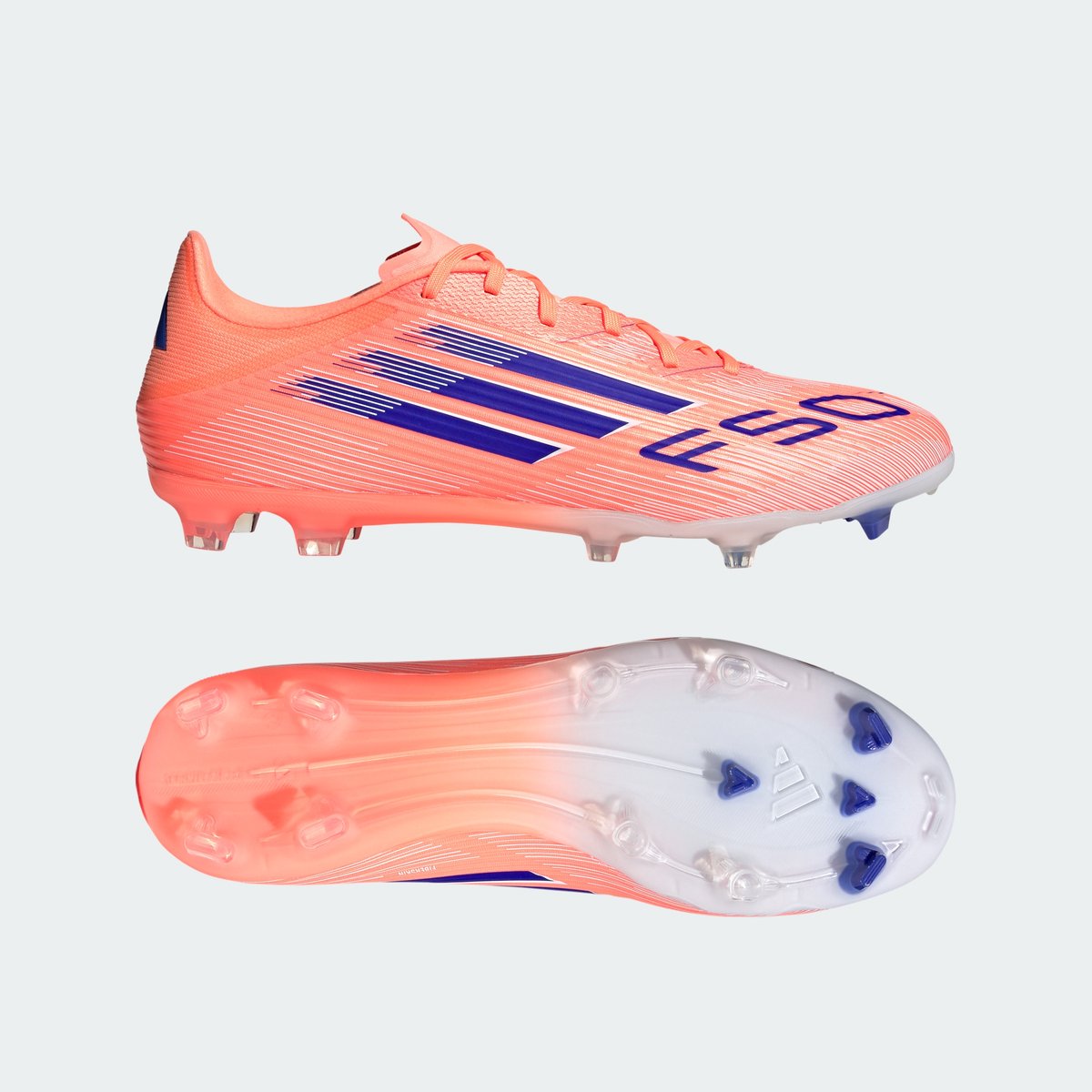 adidas Performance F50 League Firm/Multi-Ground Voetbalschoenen - Unisex - Oranje — cadeau in Sport & Outdoor - foto 4