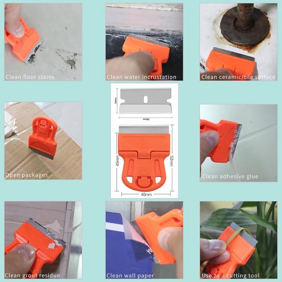 V-vormige voegenreiniger voor douche en keuken - Handheld voegenborstel met stijve borstelharen voor smalle hoeken van Merkloos	 — afbeelding 2