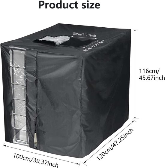 IBC tank afdekking regenton 1000 liter container dekzeil beschermhoes kap regenwatertank waterdichte UV-folie beschermhoes beschermhoes cover voor IBC -tank container container regenwatertank