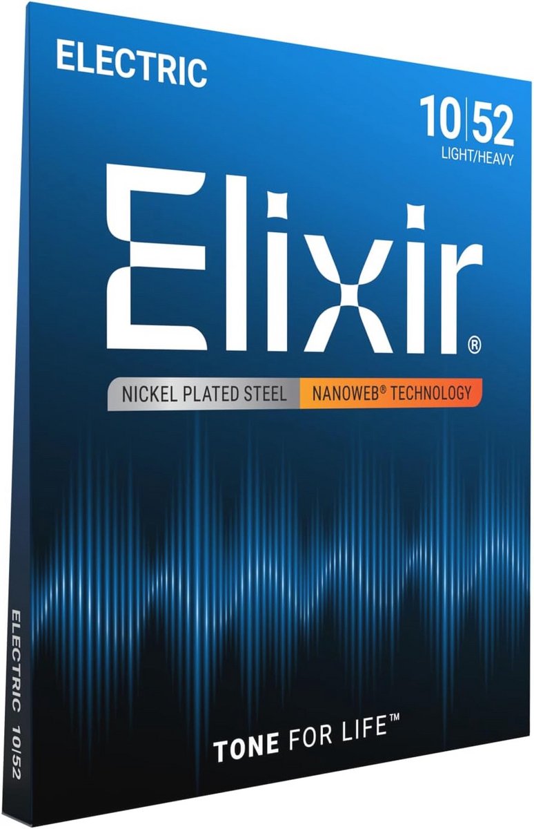 Elektrische gitaar snaren met NANOWEB Coating - Licht/Zwaar (.010-.052)