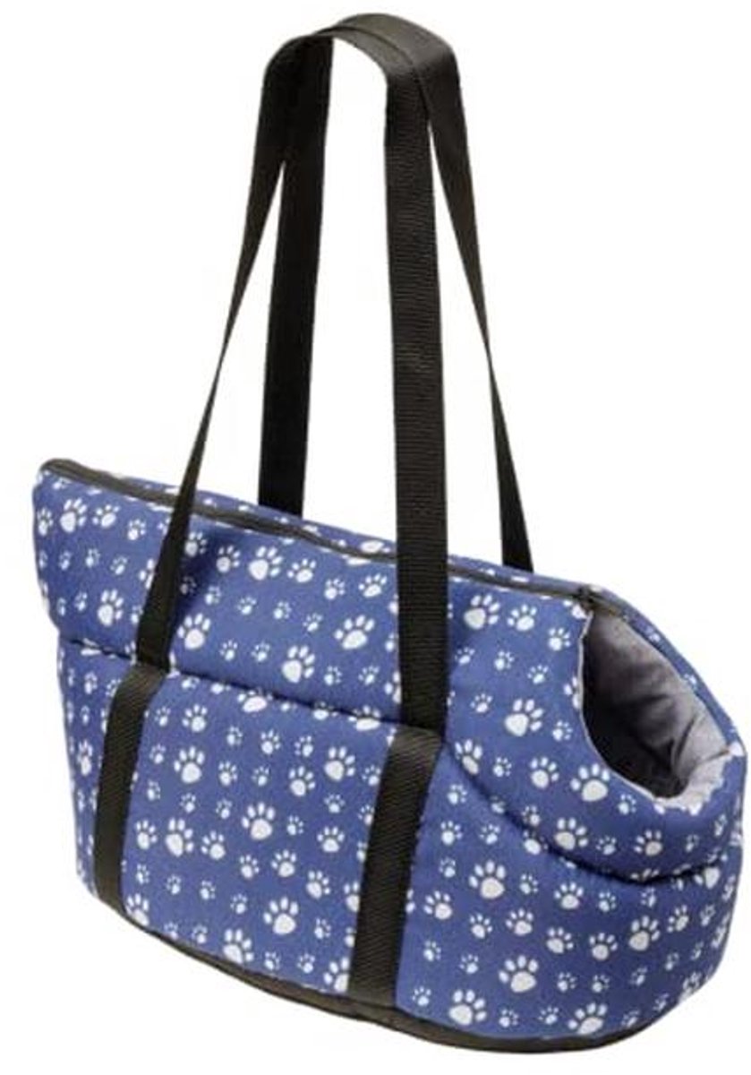 Honden Reistas en Transporttas voor Katten - Ideaal voor Reizen - 40x25x21 cm - Zwart en Rood