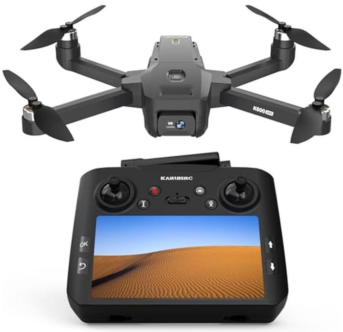 GPS Drone met 1080P Camera en Afstandsbediening met UHD Scherm