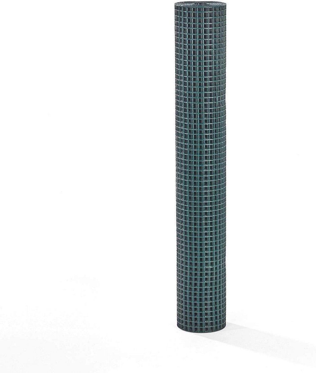 Groen Volièregaas voor Dierenomheining en Tuinplanten - 12 x 12 mm (1 x 10 m)