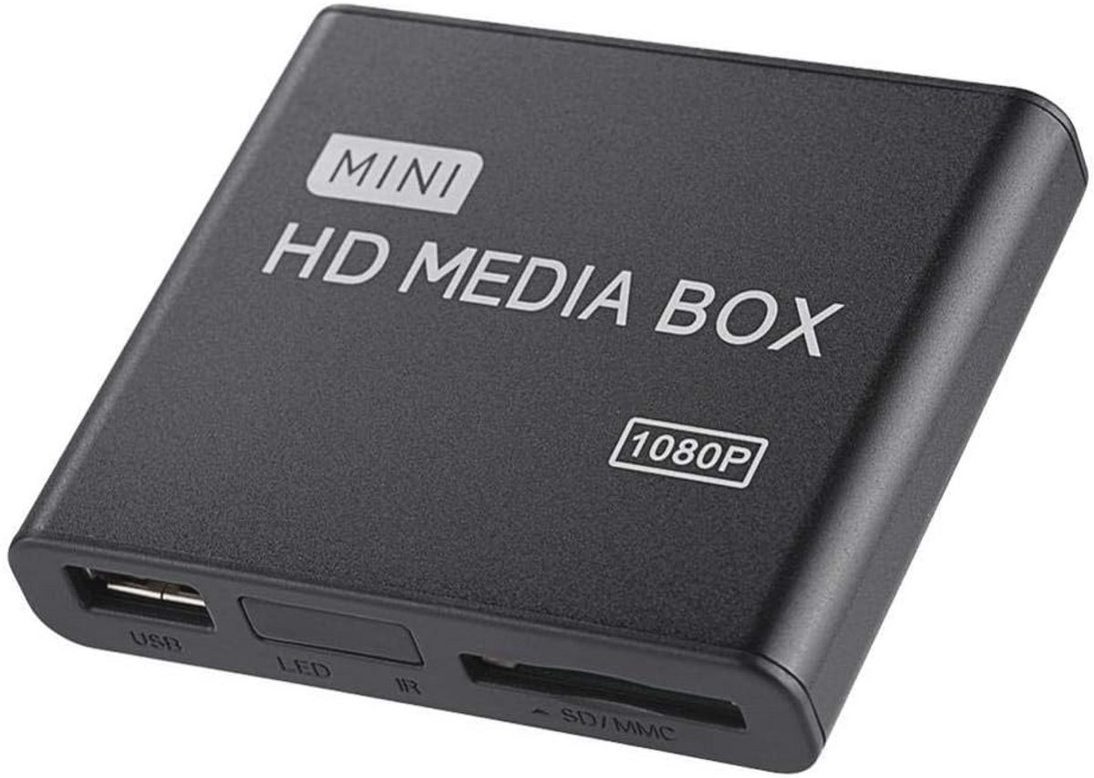 Full HD Mini Media Box 1080P voor Huis met USB en Multimedia Ondersteuning