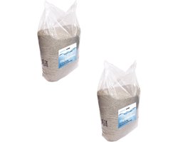 Hoogzuiver Kwartszand 2 x 25 kg voor Zwembadfilters, Aquaria en Bouwtoepassingen - 0,4-0,8 mm Korrel