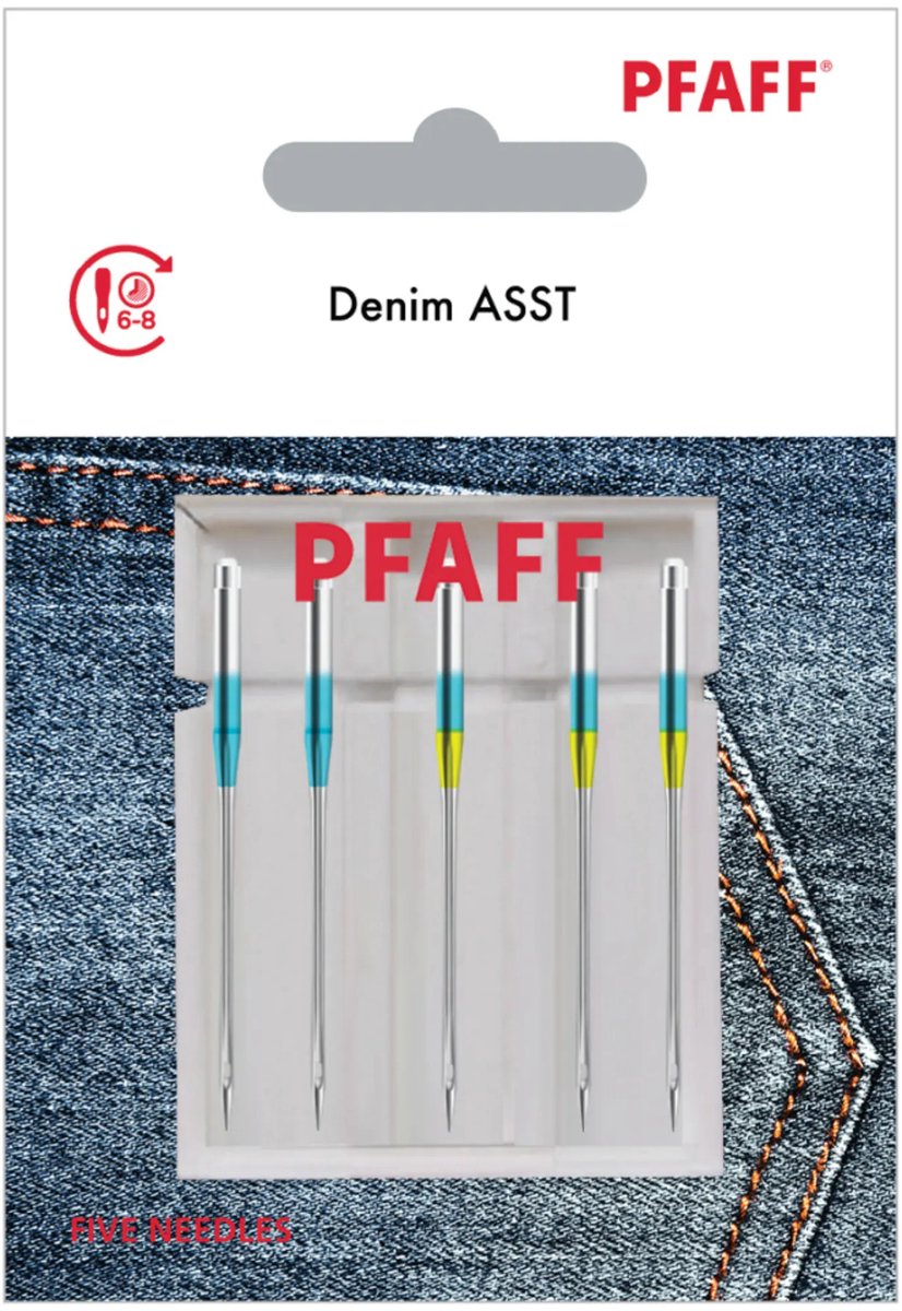 Pfaff Denim MIX 90 / 110 (5 stuks) Naalden