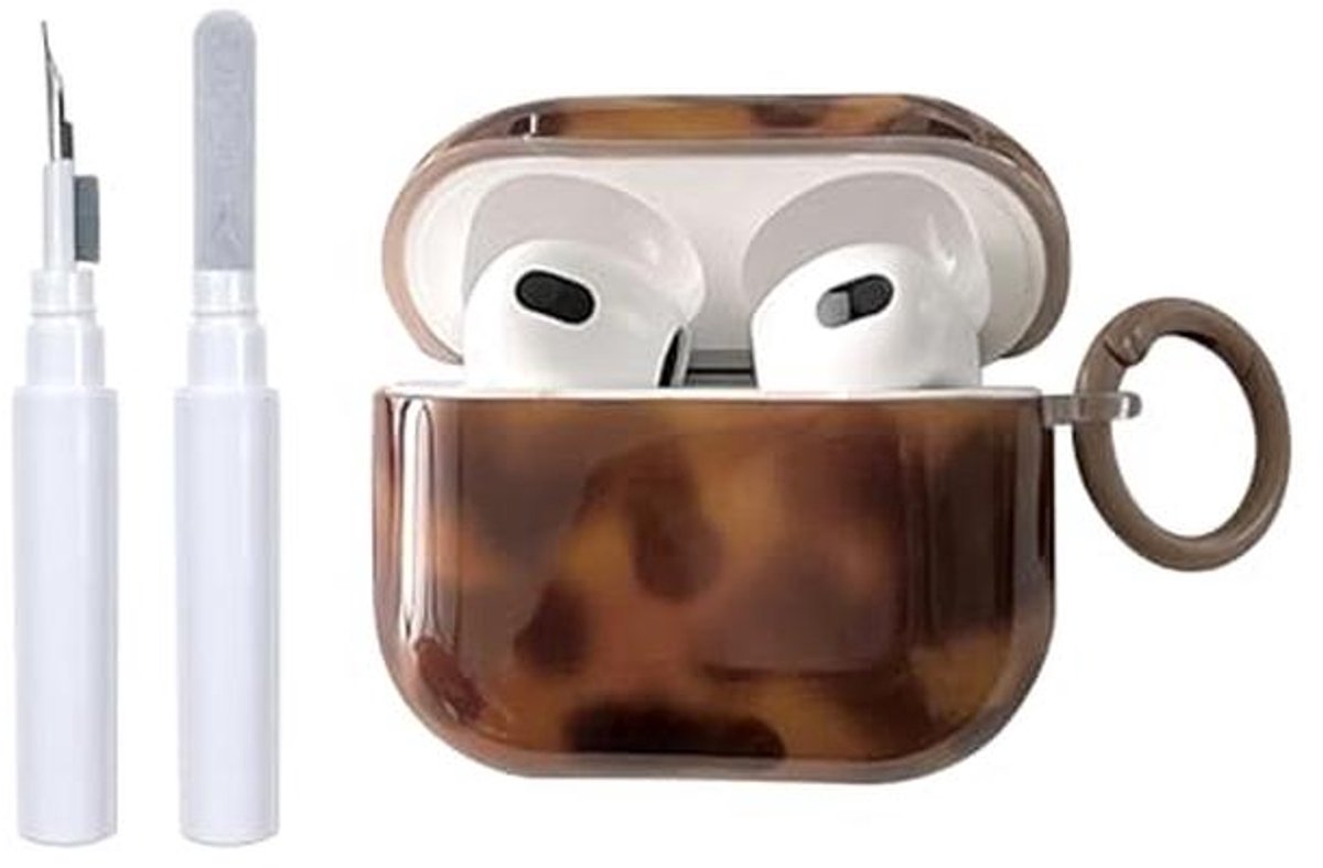 Schokbestendige Hoes voor AirPods Pro met Esthetisch Ontwerp en Reinigingsset