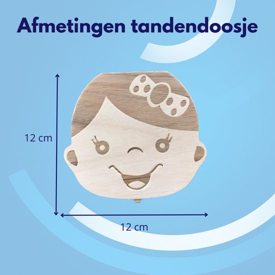 Knaak Houten Tandendoosje - Nederlandse versie - Compact - Meisje - Voor Melktanden - Nederlands van Knaak — afbeelding 5