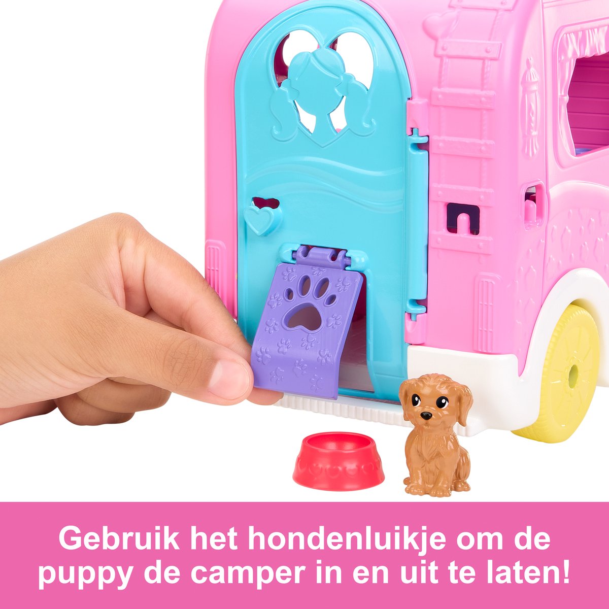 Barbie Chelsea Camper met hondje en konijn - Speelfigurenset — afbeelding 7