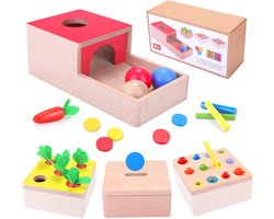 Houten 4-in-1 Montessori Speelgoed