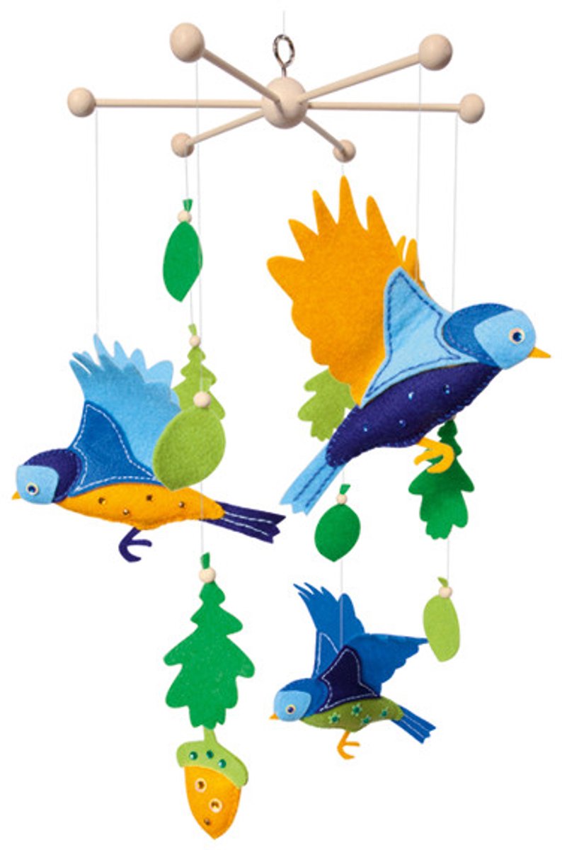 Folia Folia Knutselset Mobiel Vogel 86 delen.