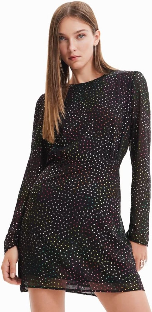 Zwart Casual Jurk voor Dames