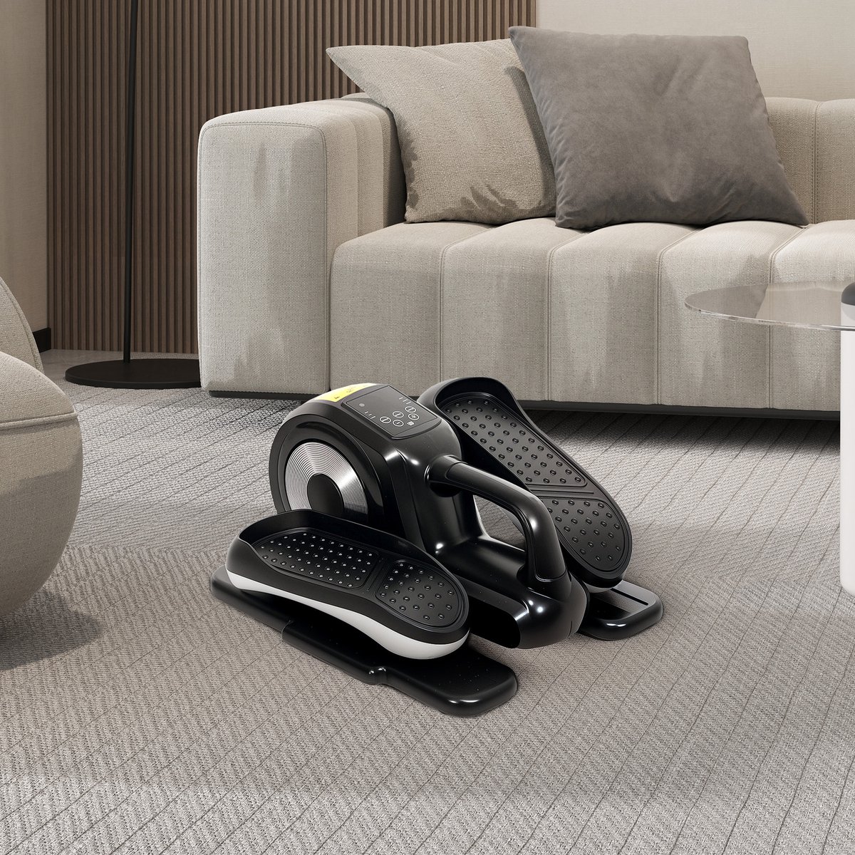 SPORTNOW-Mini-Ellipsentrainer-Stahl, Kunststoff-45L x 38B x - afbeelding 2