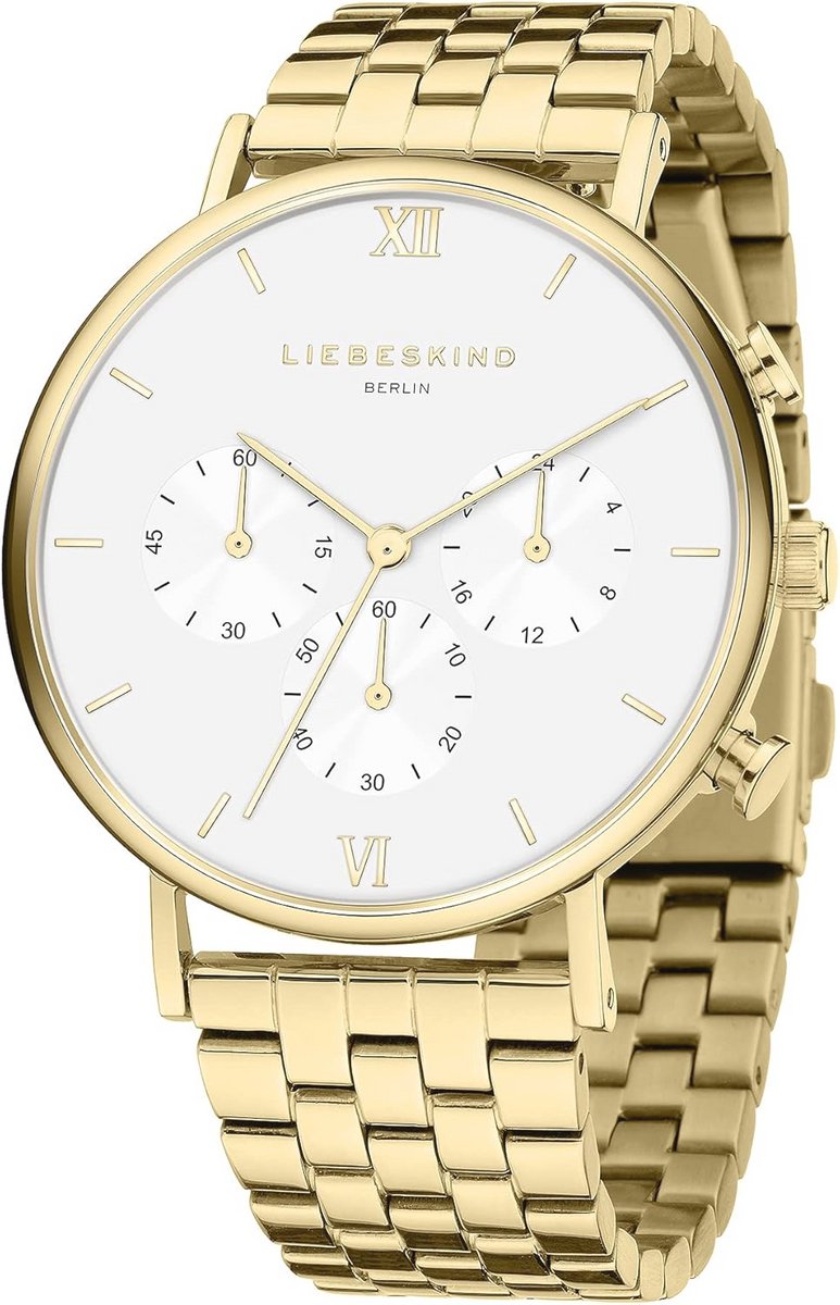 Dames Analoge Horloge 40 mm IP Goud Met Armband