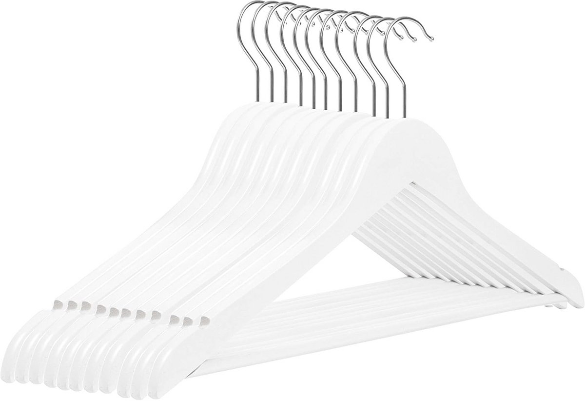 Houten Kinder Kleerhangers - 25 Stuks - Ruimtebesparend en Flexibel