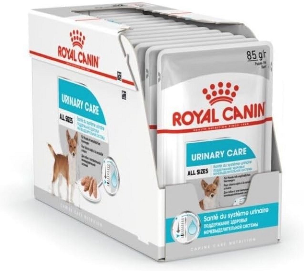 Volledig diervoeder voor volwassen honden | Urinary Care Mousse 12 x 85 g | Ondersteunt urinewegen en voorkomt stenen