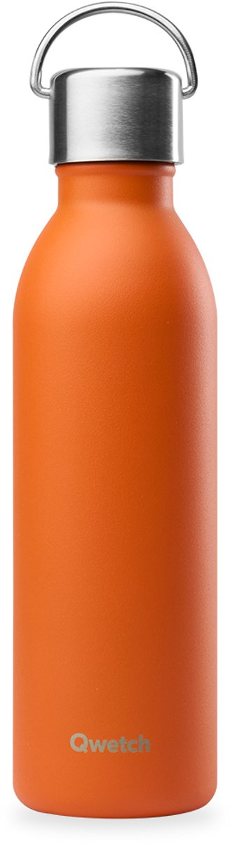 Qwetch - Isothermische fles - Active Matt Sinaasappel- 600ml