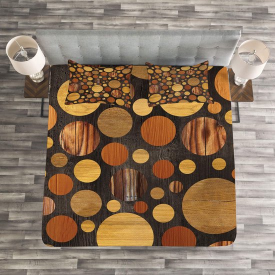 ABAKUHAUS geel van het Damast Bedsprei, Frame Baroque