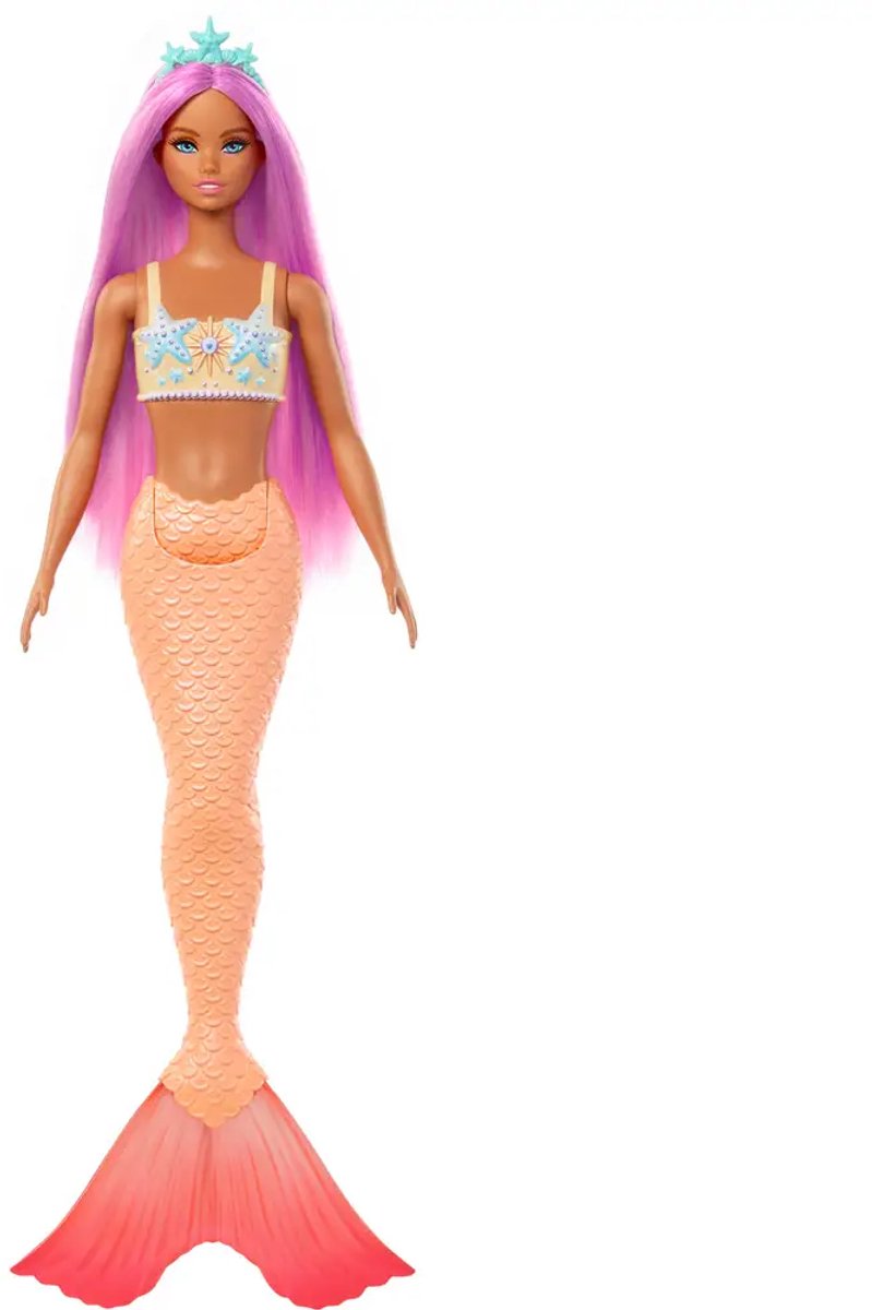 Barbie A Touch of Magic - Oranje zeemeermin staart - Barbiepop — afbeelding 8