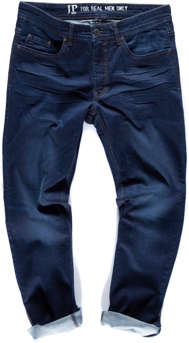 JP 1880 - Heren - Jeans FLEXNAMIC® Straight-Fit - Donkerblauw denim - Maat 54