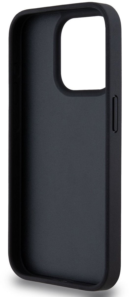 DKNY Checkered Printed Stripe Back Case - Geschikt voor Apple iPhone 13 Pro (6.1") - Zwart