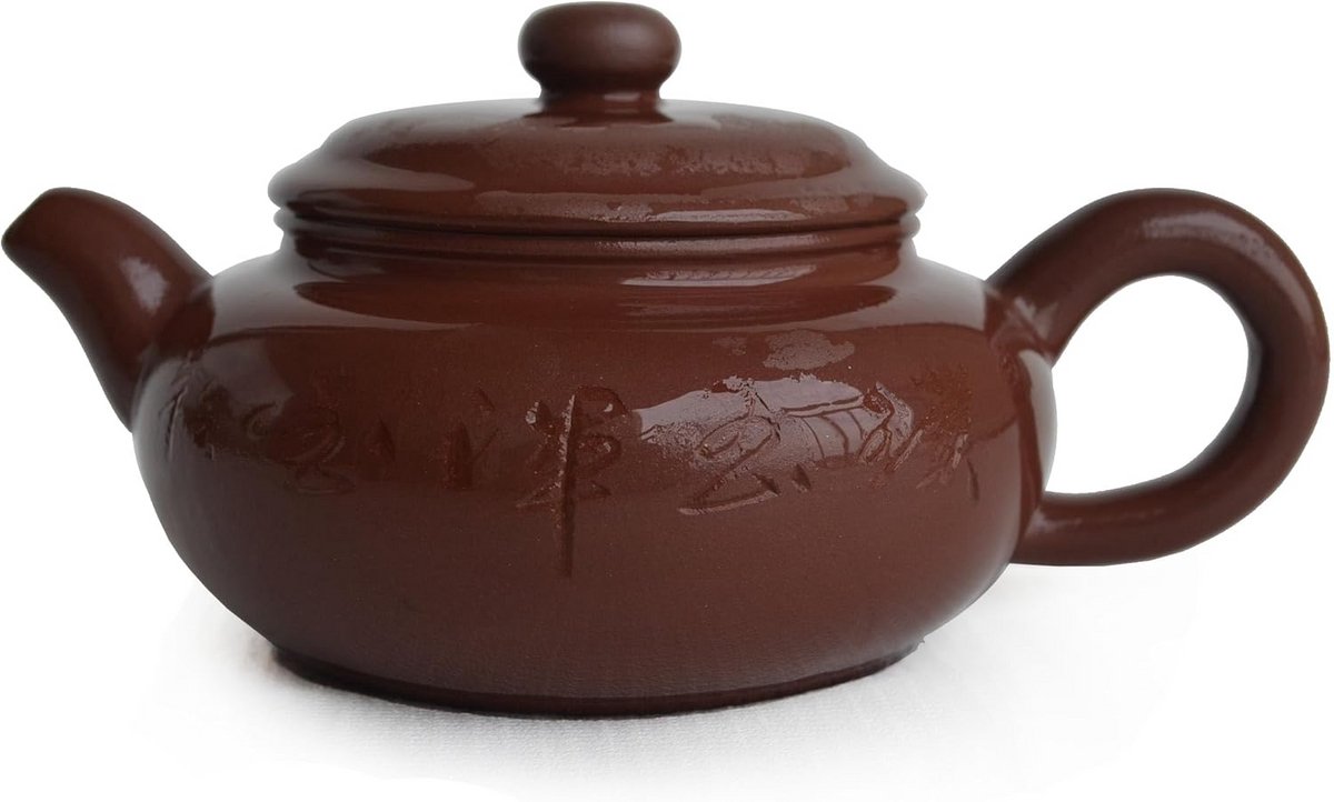 Chinese Yi Xing Clay Zisha Gongfu Teapot 7oz - Archaize Fanggu Design