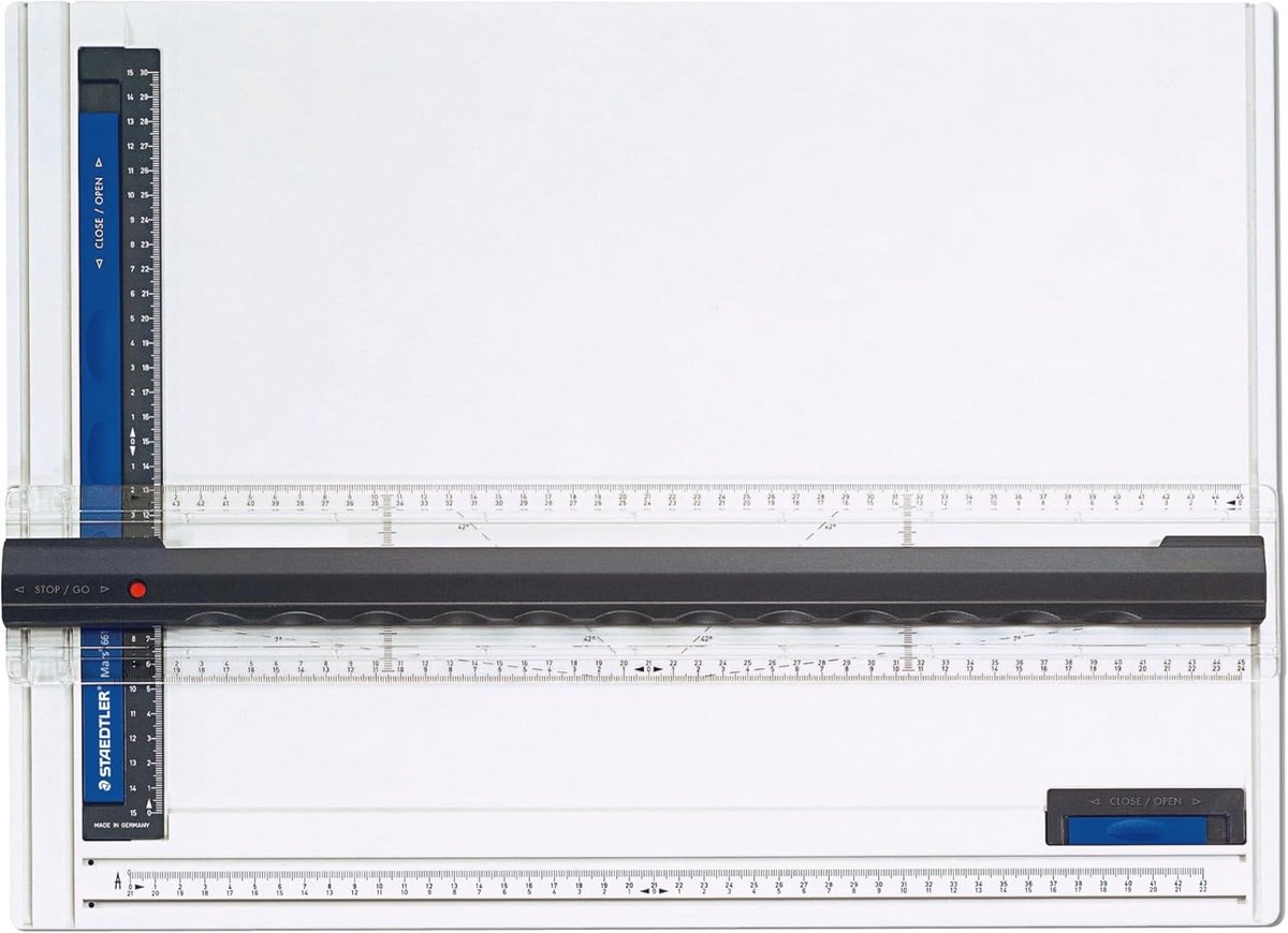 Professionele Tekenplaat DIN A3 - Hoge Kwaliteit Kunststof met Parallelle Tekenrail