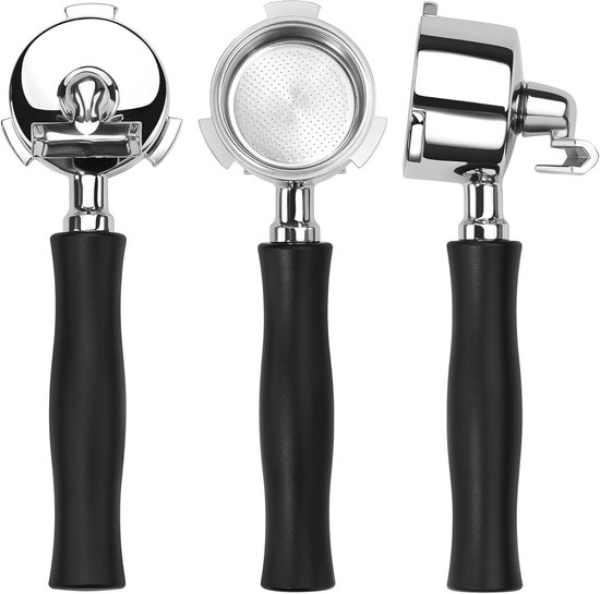 Porte-filtre Sans Fond 58mm Pour Gaggia - Poignée En Noyer - Idéal Pour Barista Maison