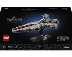 LEGO Star Wars Venator-Class Attack Cruiser - Bouwpakket voor Volwassenen en Decoratie - 75441