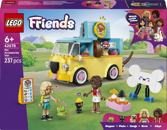 LEGO Friends 42678 bouwset met busje voor dieren