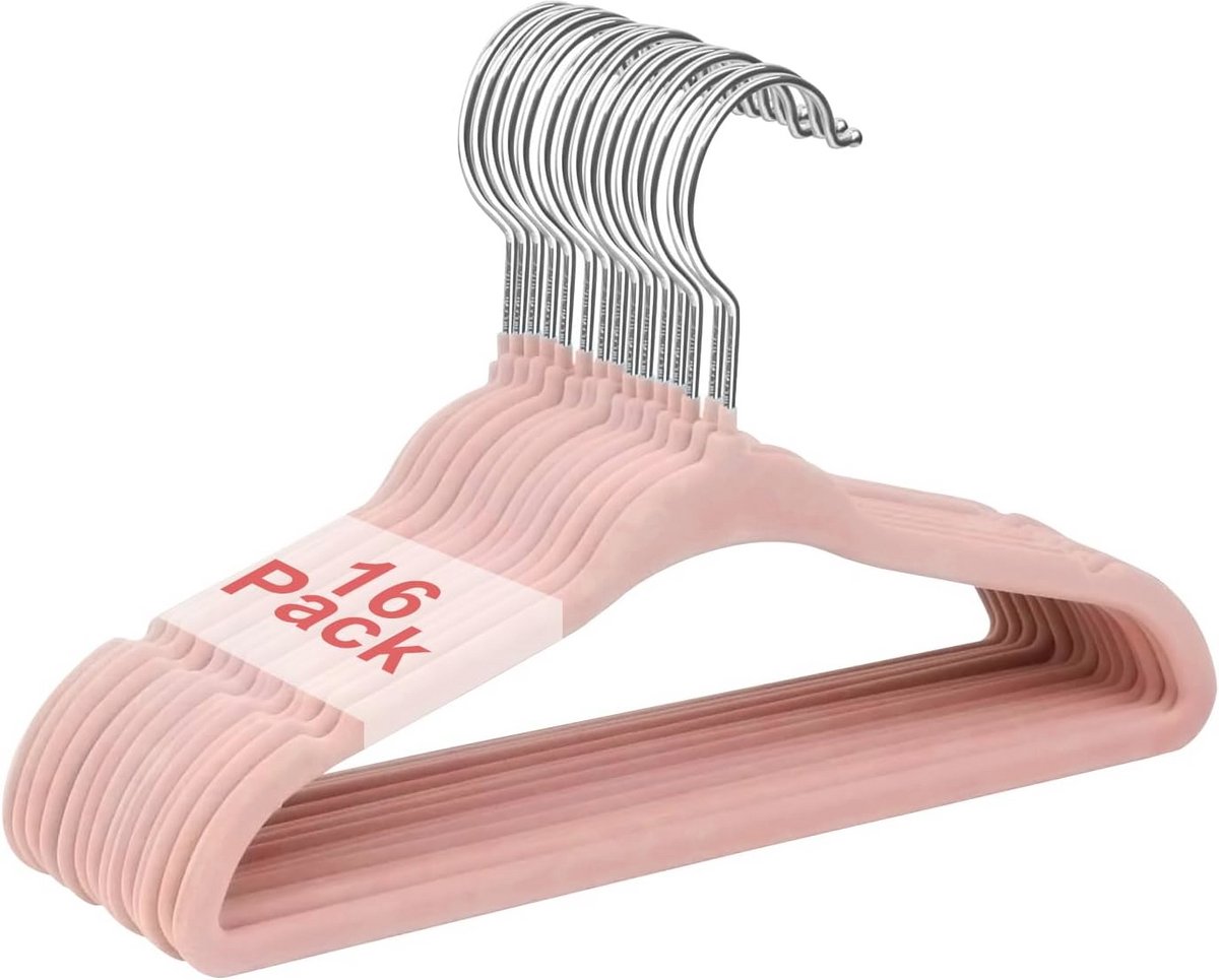 Kinderen Antislip Kledinghangers 28cm - Set van 16