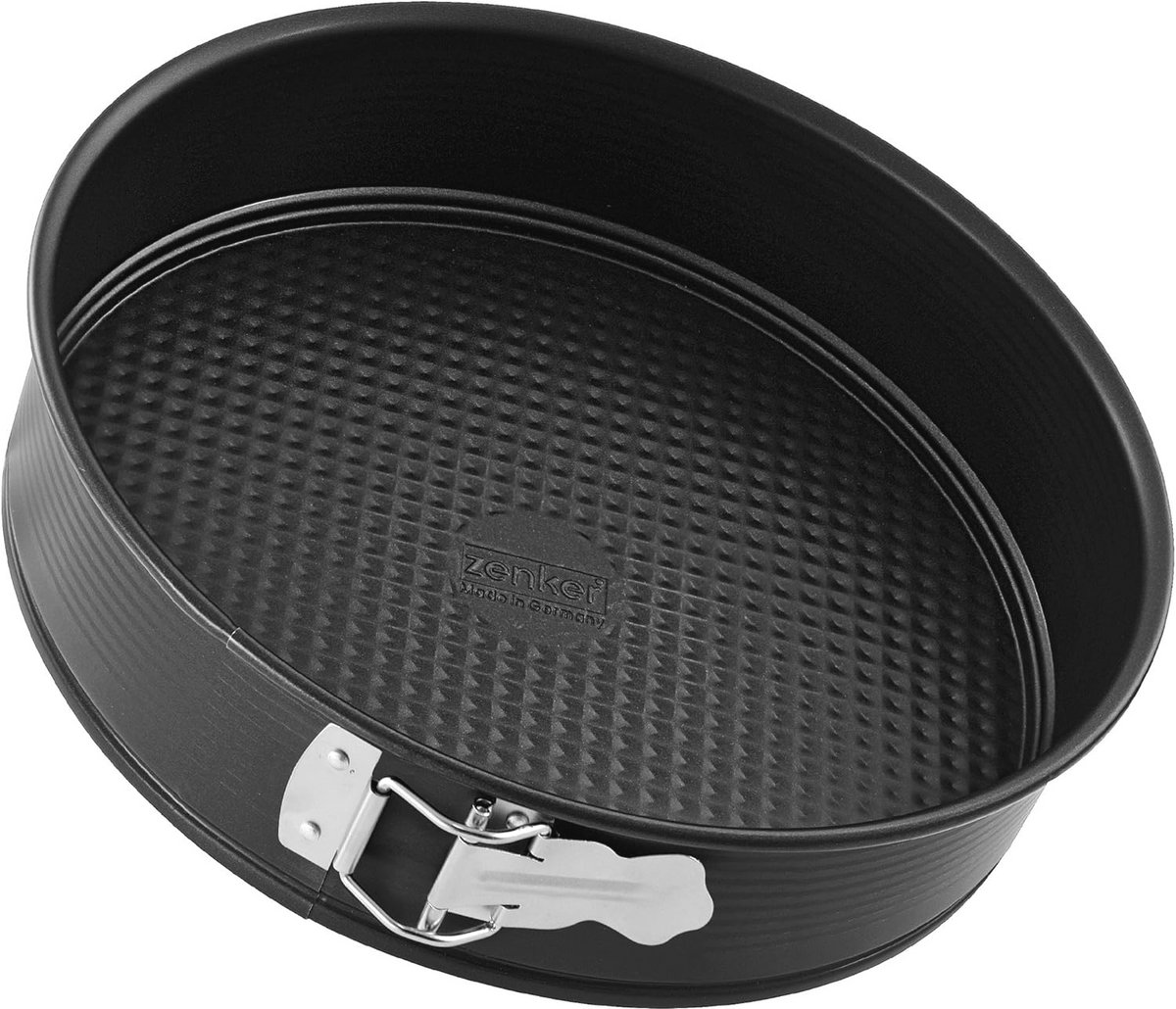 Springvorm 24 cm met Platter Bodem en Antiaanbaklaag