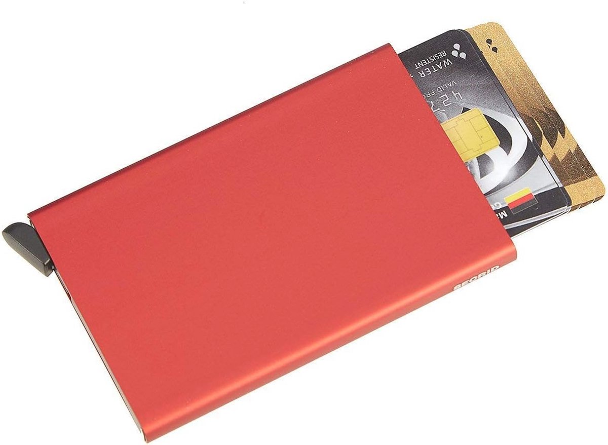 Bruine Pasjeshouder 10.2 cm - Compacte en Veilige Bescherming voor je Pasjes