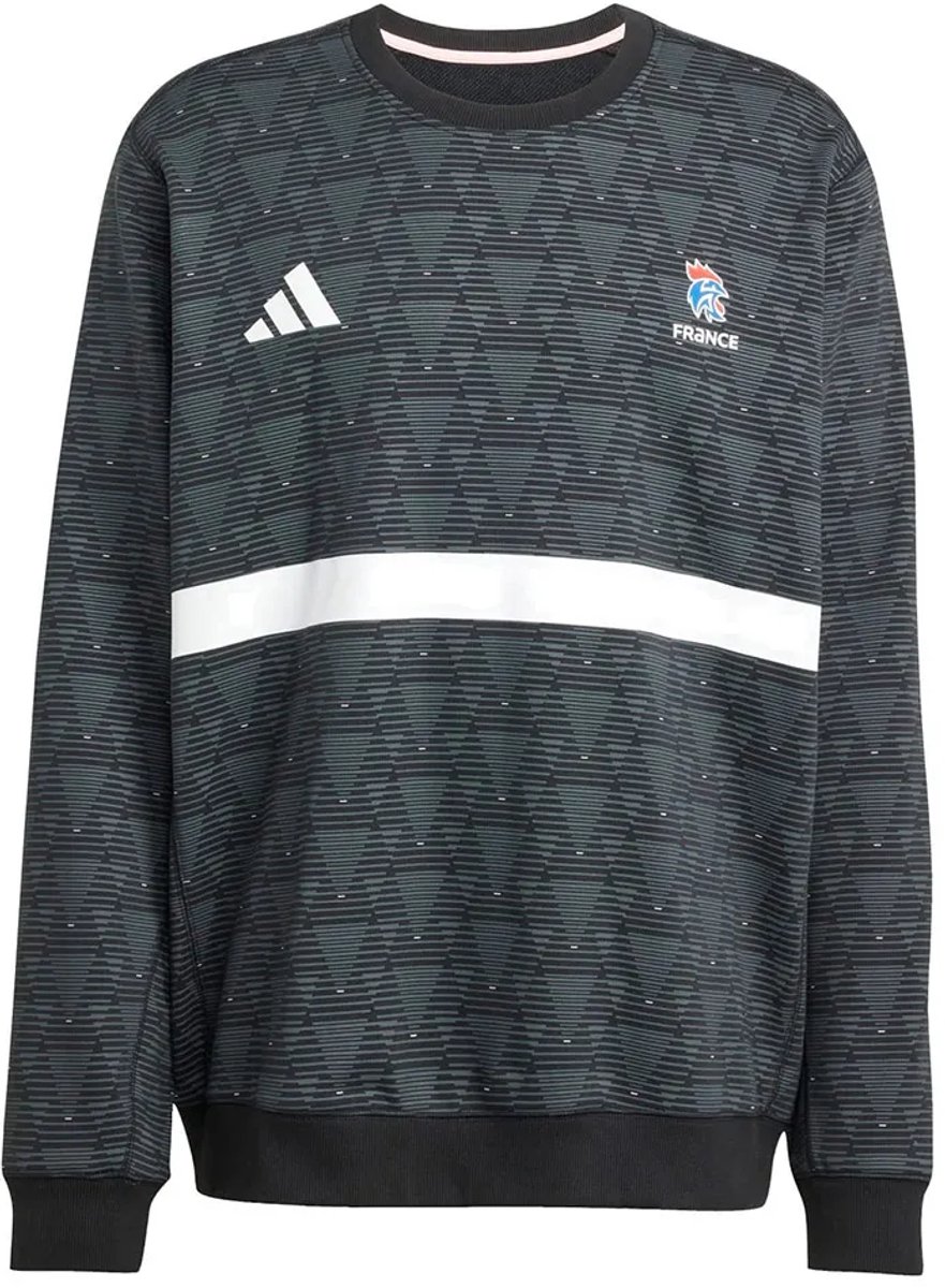 Adidas France Handball Goalkeeper Sweatshirt Man Vrouw Zwart
