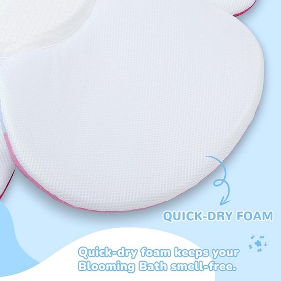 Veilige en Zachte Baby Badmat voor Waskom - Antislip Badkussen voor Pasgeborenen tot 6 Maanden — afbeelding 5