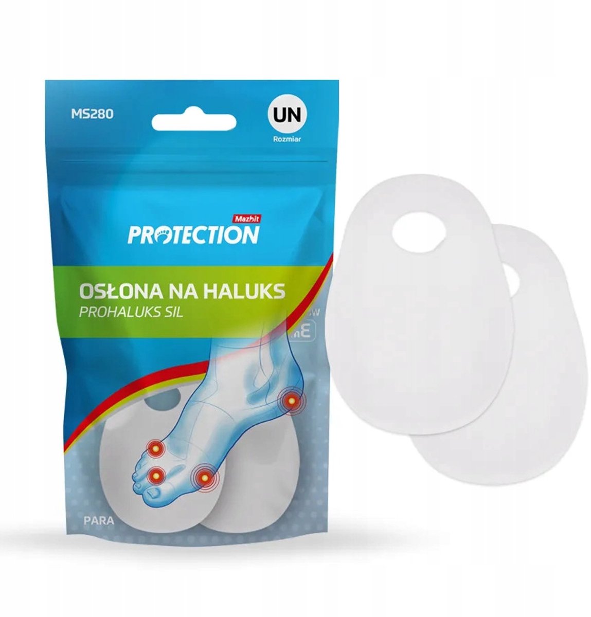 Prohaluks Sil - Siliconen Hallux Valgus Beschermer