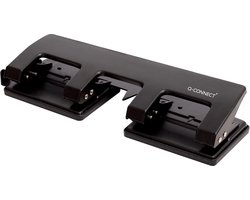 Q-CONNECT 4-gaatsperforator | tot 25 blad | zwart