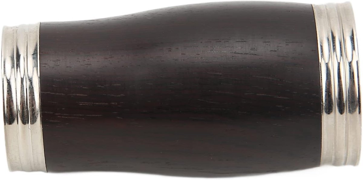 Barrel - Clarinet - Metal Ring - Ebony Black Silver - Clarinets Section Tube - Spare Accessories