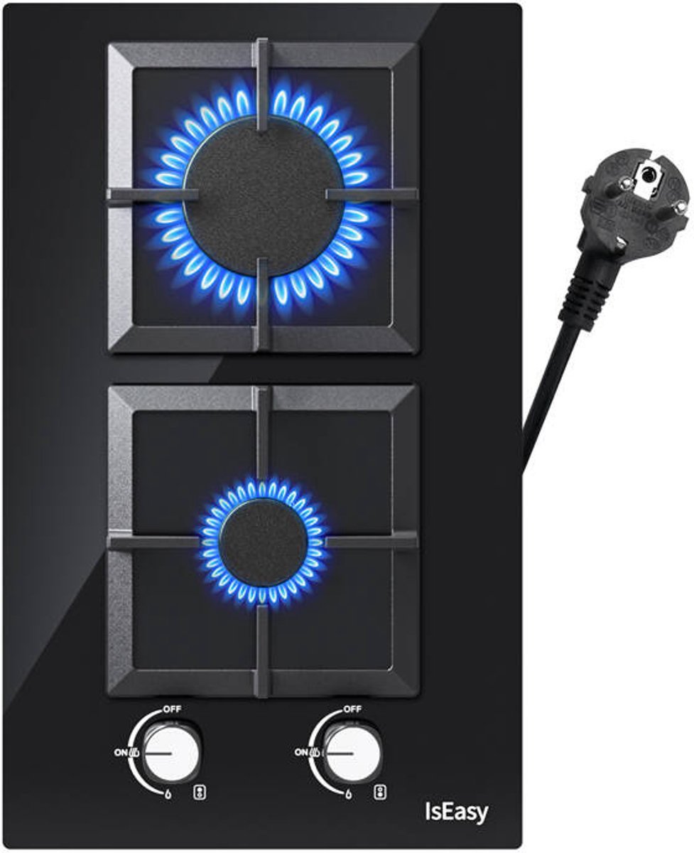 Iseasy Mgbg-312S2C Gaskookplaat Voor Keuken 3 Pitten Met Automatische