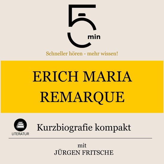 Erich Maria Remarque: Kurzbiografie kompakt - cover
