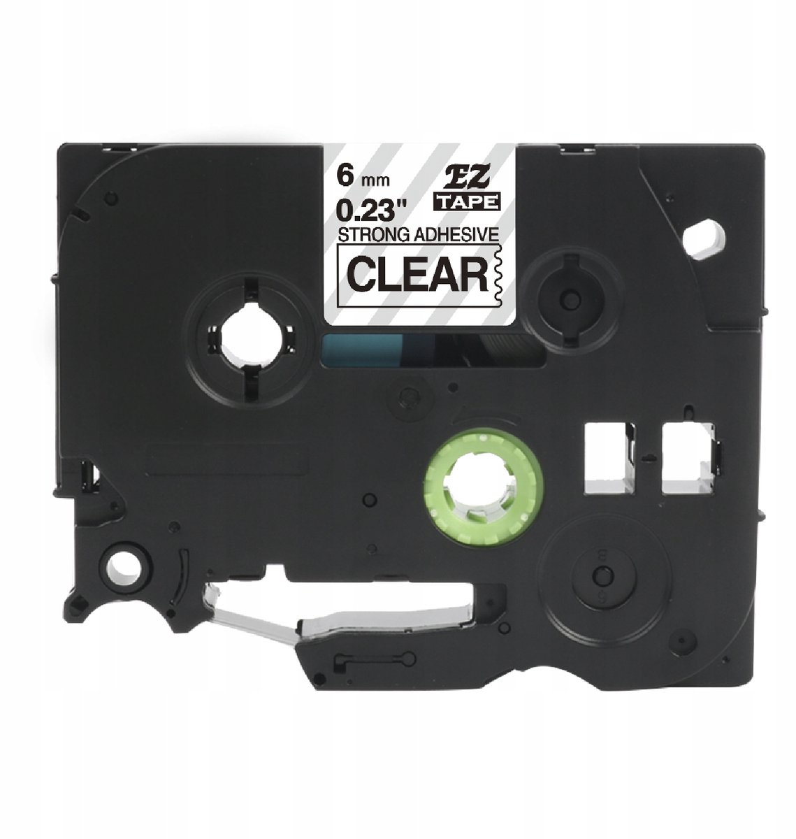 Brother TZe-S111 tape, 6mm, sterke lijm, transparant
