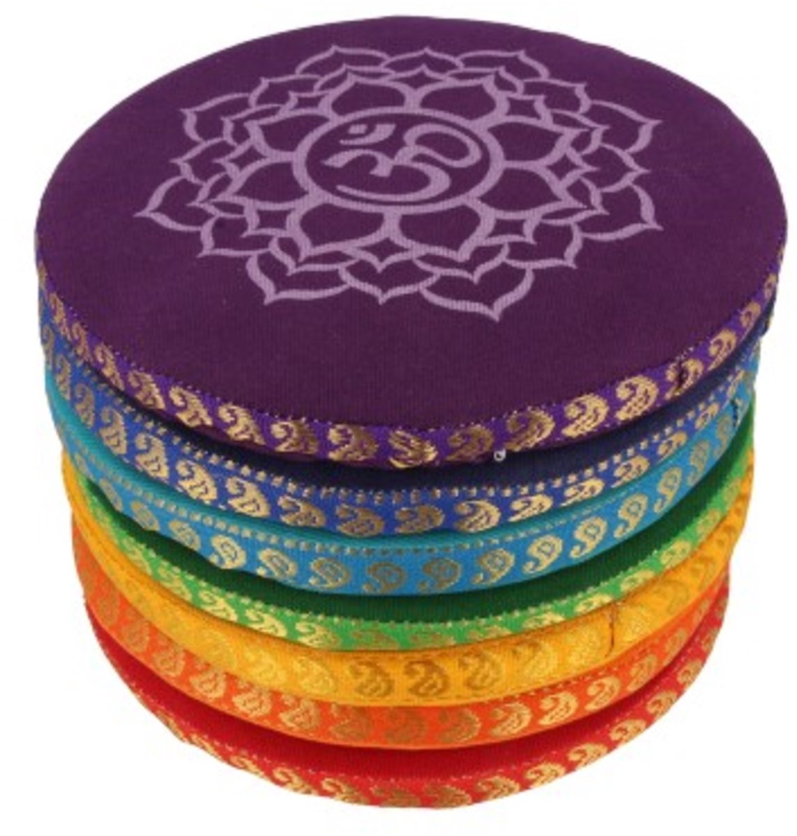 Klankschaal kussenset chakra 14,5 cm