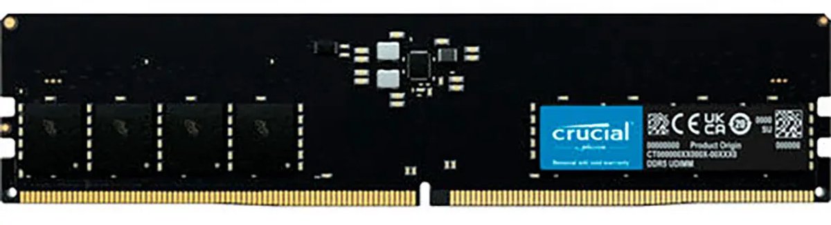 Crucial CT16G56C46U5 RAM-geheugen - 1x 16GB DDR5 - 5600MHz