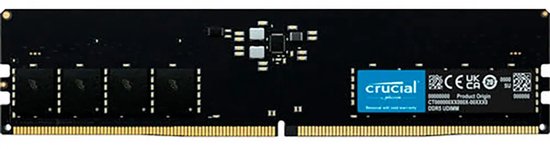 Crucial CT16G56C46U5 DDR5-5600 16GB×2 Crucial CT16G56C46U5 RAM-geheugen - 1x 16GB DDR5 - 5600MHz