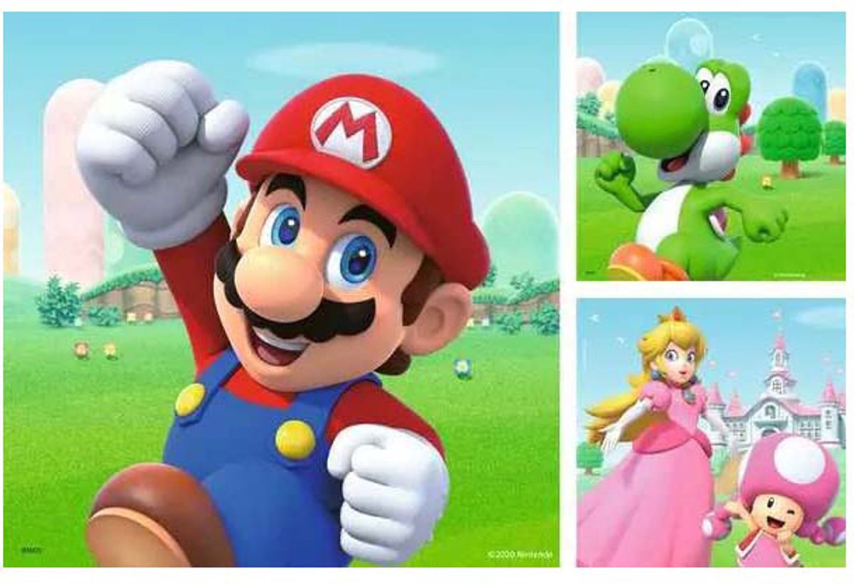 Ravensburger puzzel Super Mario - 3x49 stukjes - kinderpuzzel — afbeelding 6